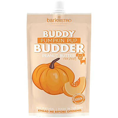 Buddy Budder Peanut Butter - Pumpkin Pup, 4 oz. Squeeze Pack