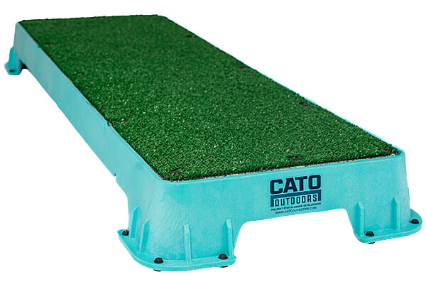 Clean Run Cato Board Training Platform - Rubber Surface