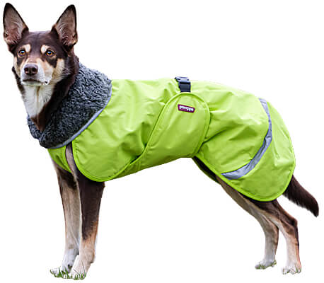 Toppa Pomppa Insulated Winter Dog Coats with Harness Opening