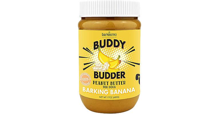 Bark Bistro Company Birthday Bash Buddy Budder Dog Treat, 17-oz Jar