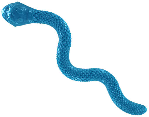 Wholesale Sensory Snake Squeaky Rubber Dog Toys (Small) for your