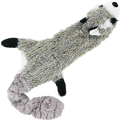 Skinneeez Stuffing-free Dog Toy - Raccoon, 23in.