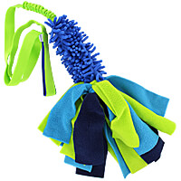 Zayma Long Handle Bungee Mop Tug with Fleece Strips