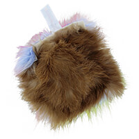 Doggie-Zen Hol-ee Stuffer - Rabbit Fur with Squeaker