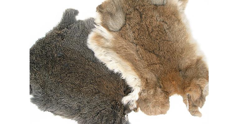 Rabbit Dummy & Rabbit Ball - Rabbit Fur - cured rabbit skin - Sporting Saint