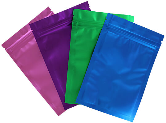 Smell-Proof Food-Safe Foil Bags - 4in x 6in.