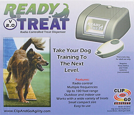 Our Doggie LOVES getting her own treats now. Dog Treat Dispenser with  Remote Button. 